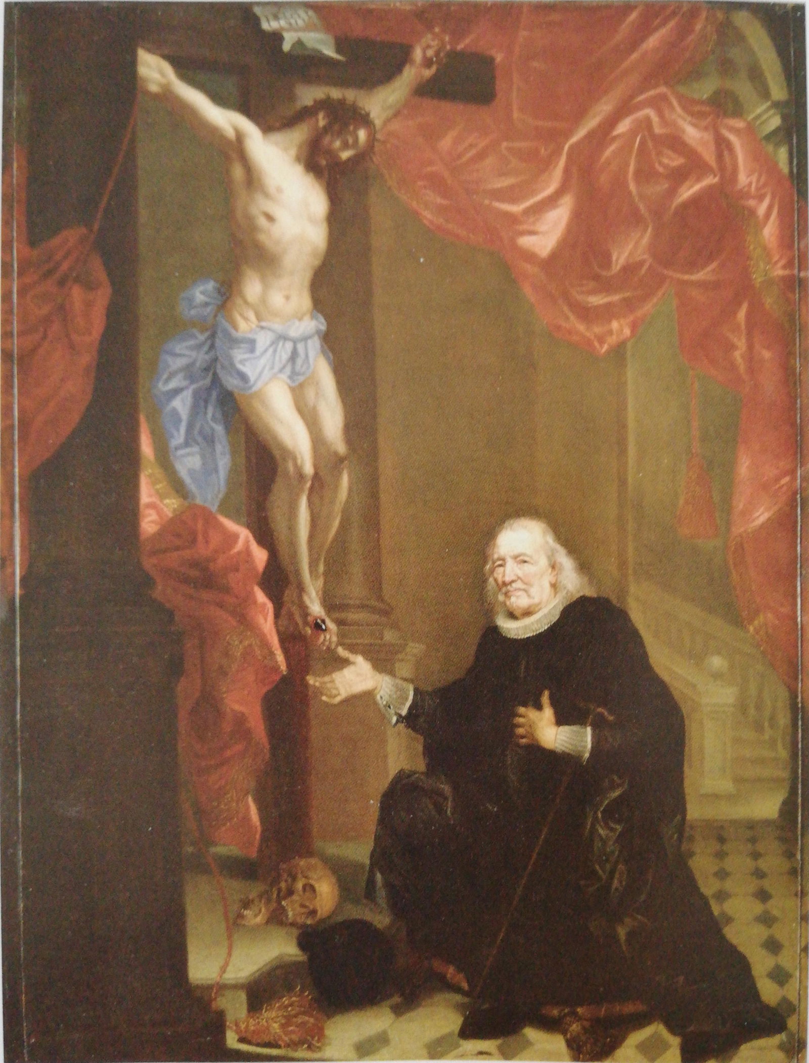 Ritratto di magistrato dinanzi al Crocifisso
